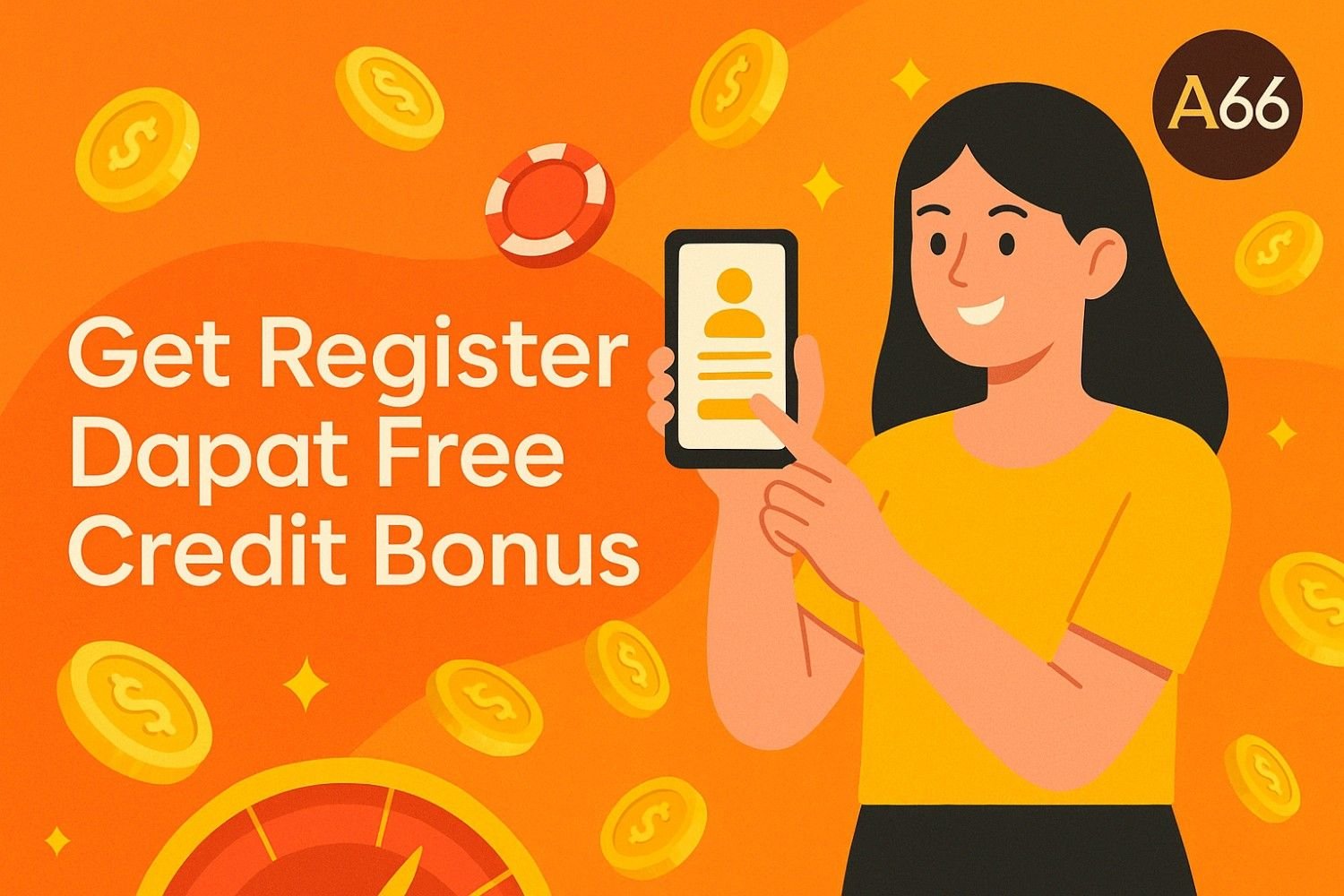 Get Register Dapat Free Credit Bonus from A66 or Arsenal888