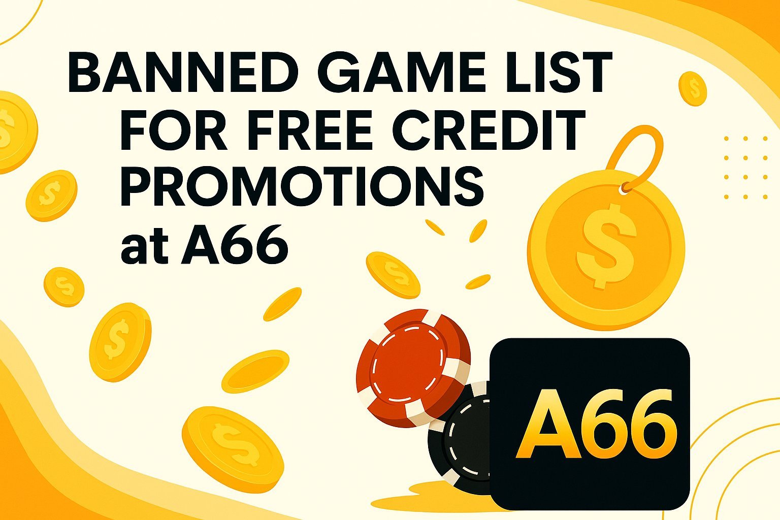 Banned Game List for Free Credit Promotions at A66