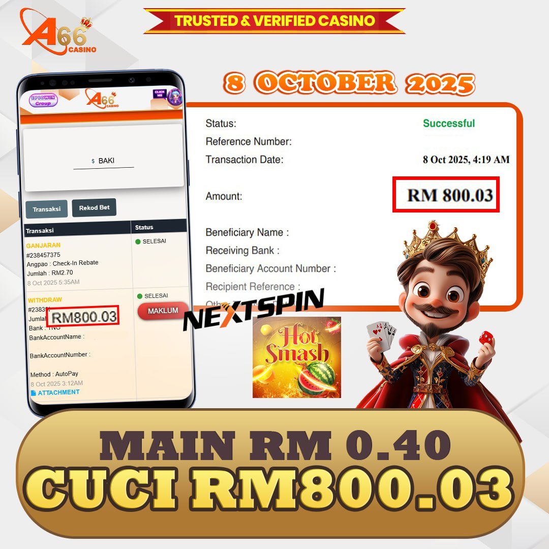 A66casino x NextSpin : Hot Smash